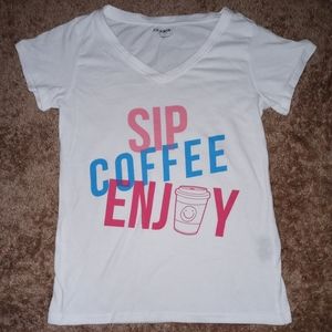 White Coffee Lovers T-shirt